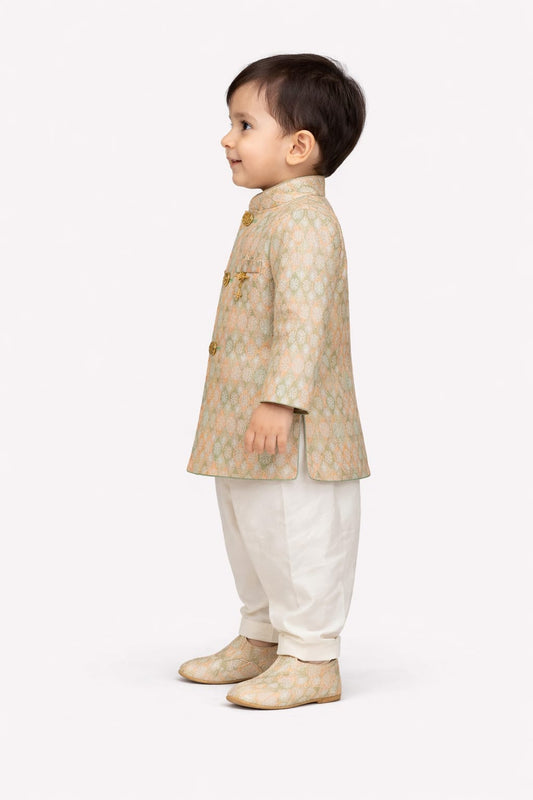 Indowestern Dhoti with Tilak Mala Juti