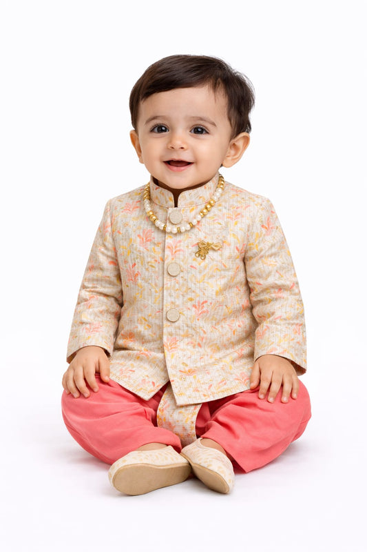 Indowestern Dhoti Tilak mala jhuti