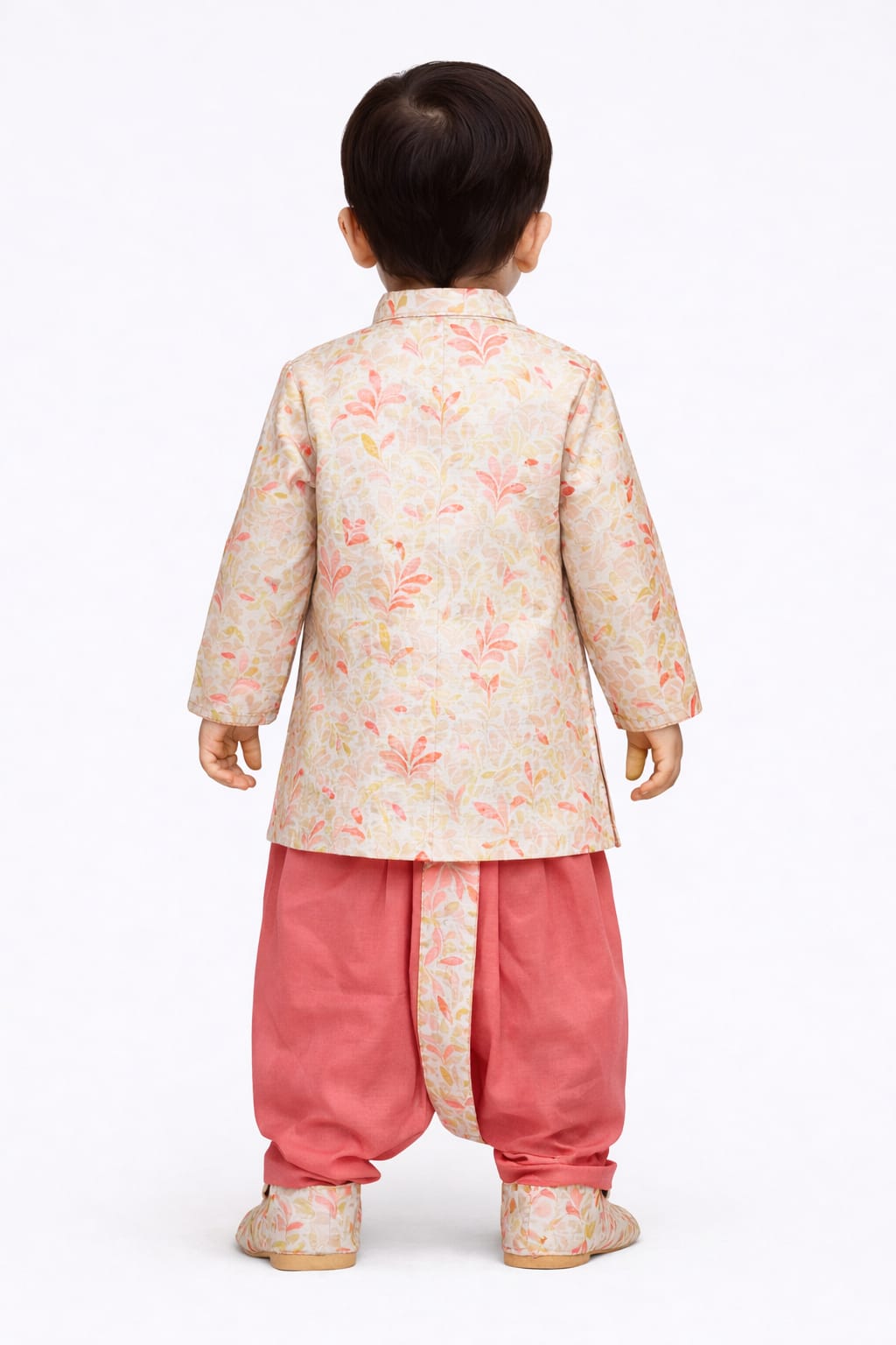 Indowestern Dhoti with Tilak Mala Juti