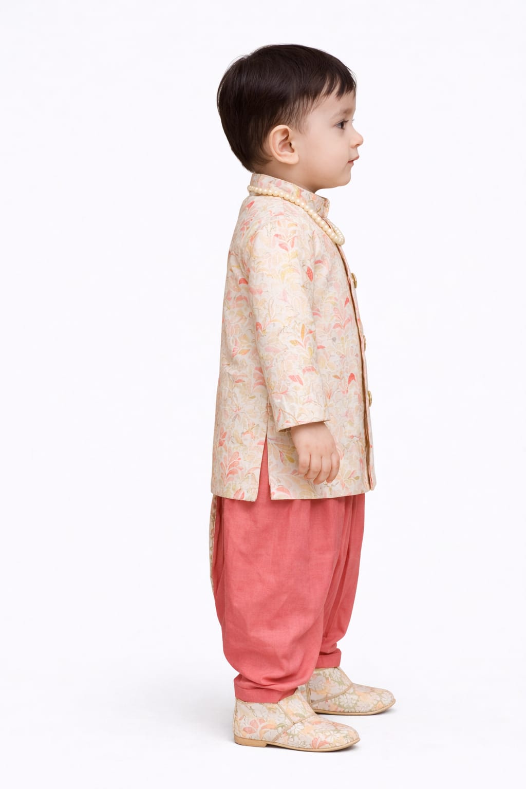 Indowestern Dhoti with Tilak Mala Juti