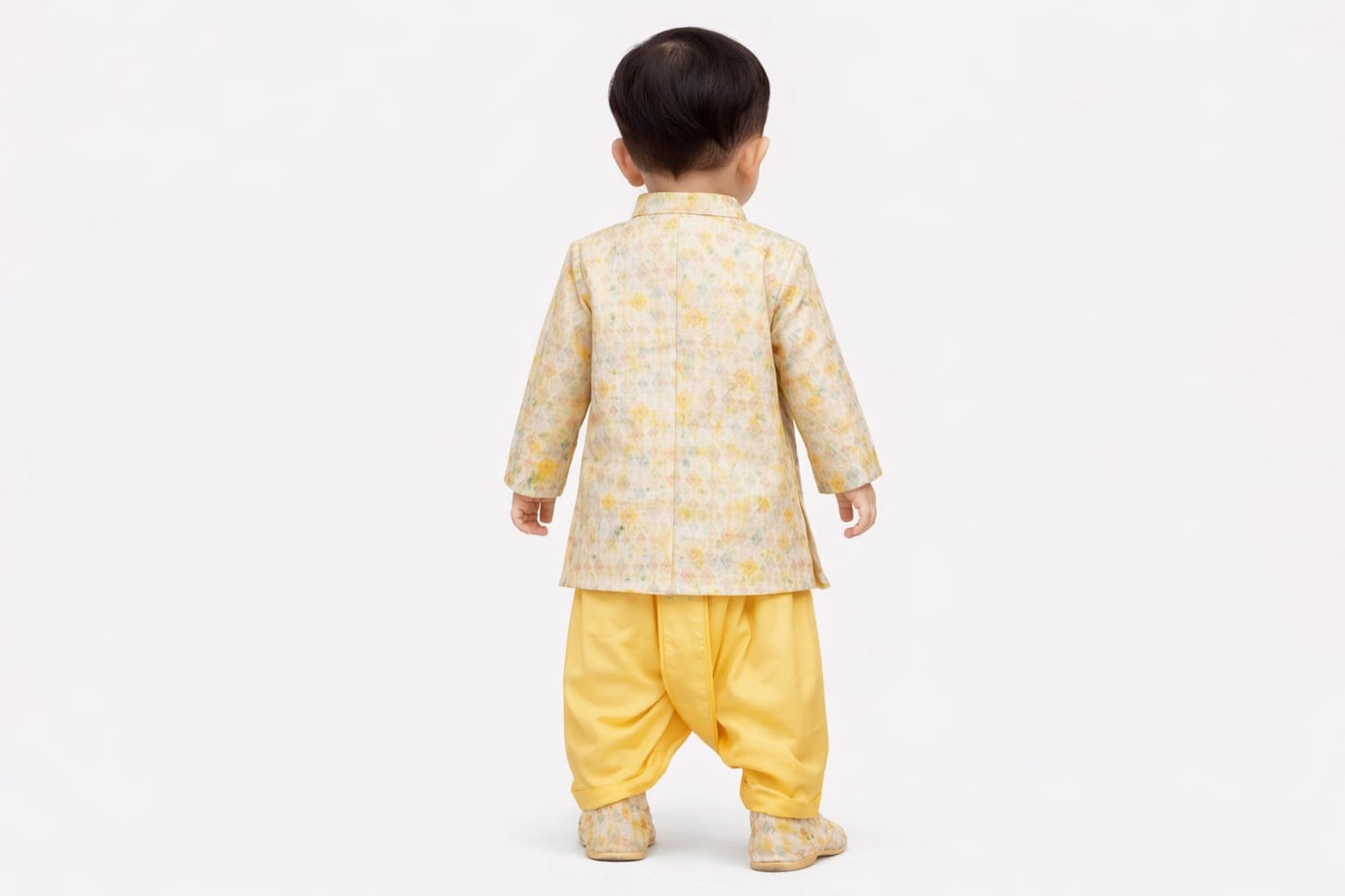 Indowestern Dhoti with Tilak Mala Juti