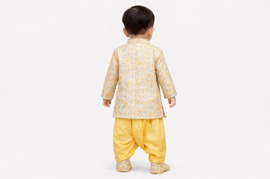 Indowestern Dhoti with Tilak Mala Juti