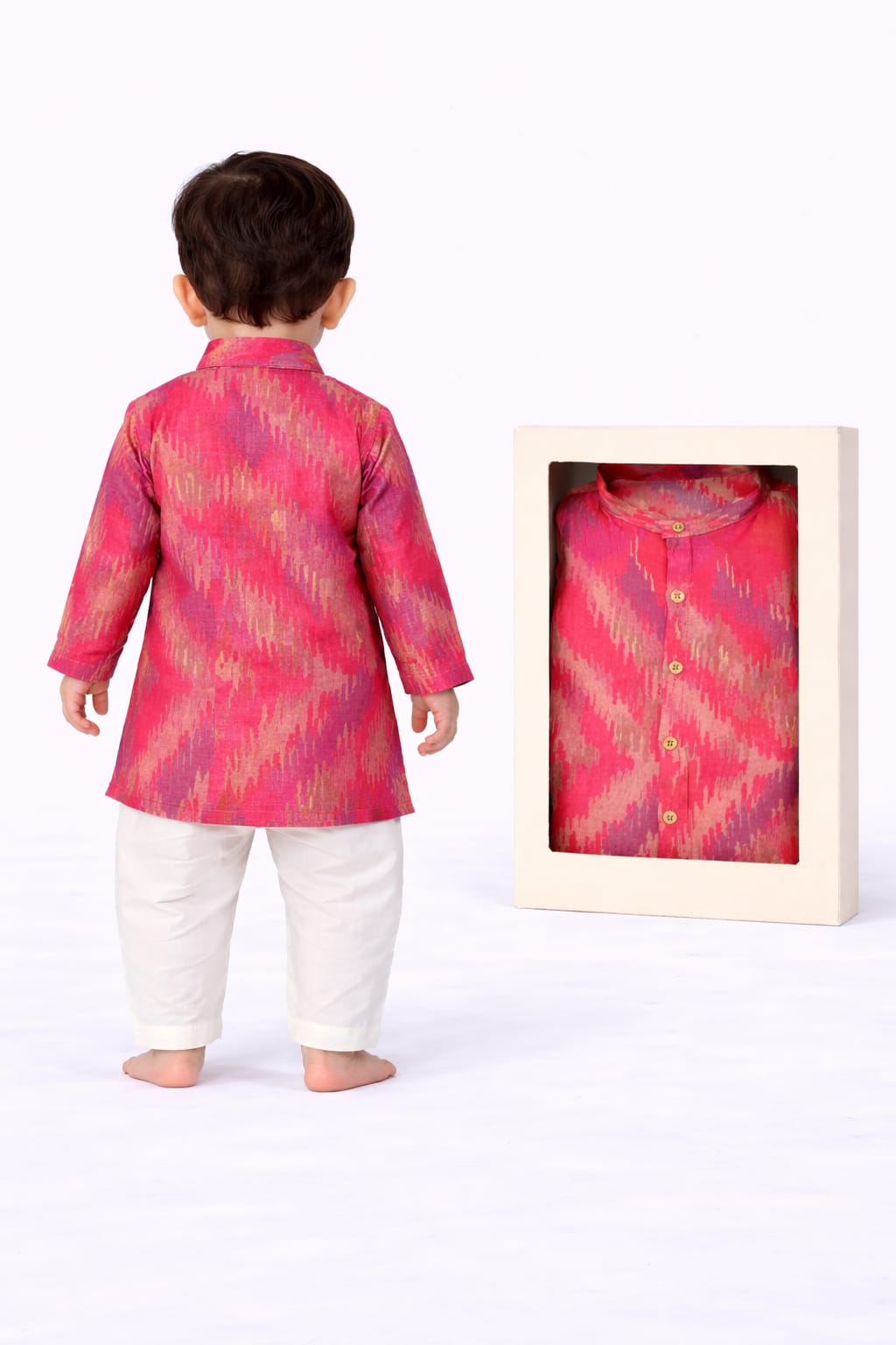 Indowestern Dhoti with Tilak Mala Juti