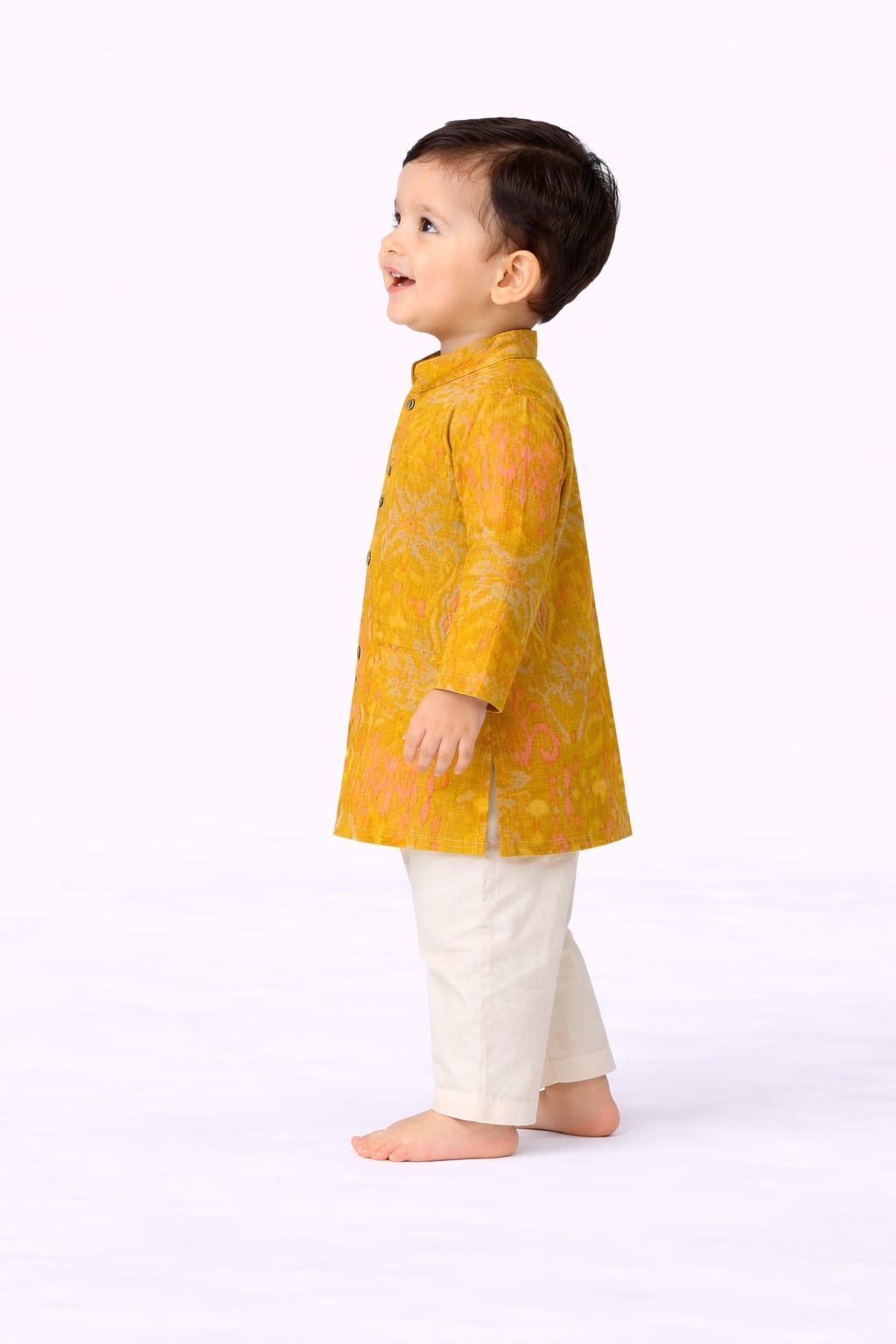 Indowestern Dhoti with Tilak Mala Juti