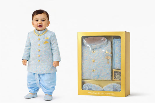 Indowestern Dhoti Tilak mala Juti