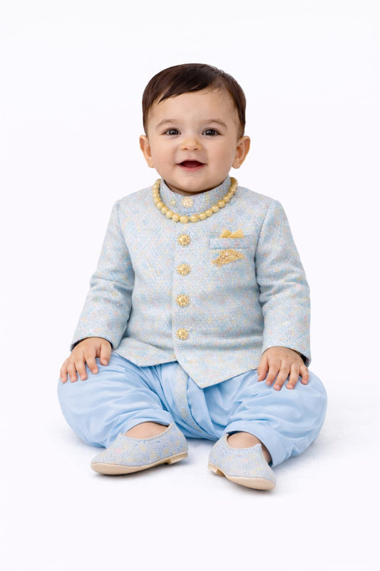 Indowestern Dhoti Tilak mala Juti