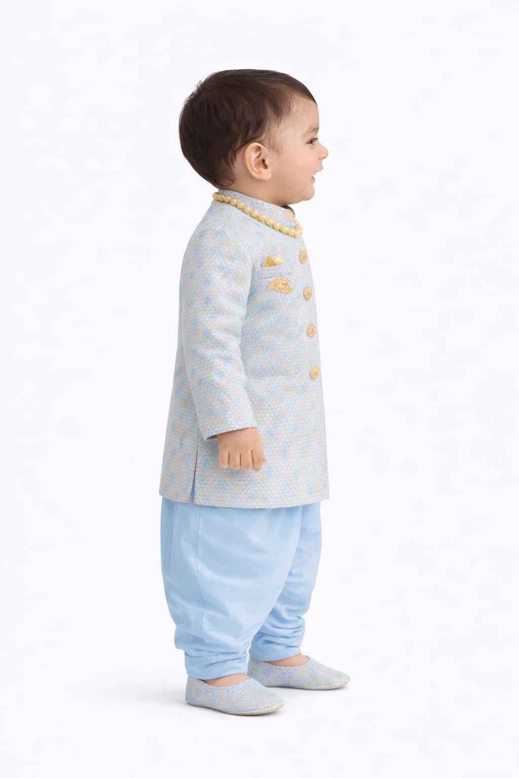 Indowestern Dhoti Tilak mala Juti