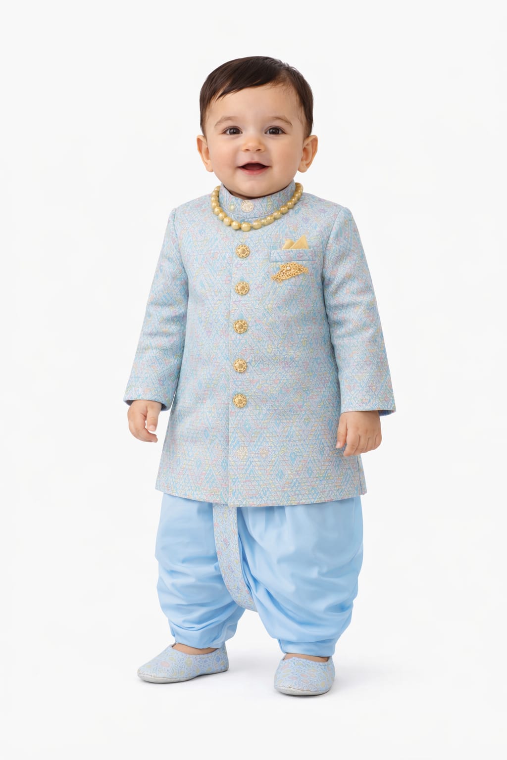 Indowestern Dhoti Tilak mala Juti