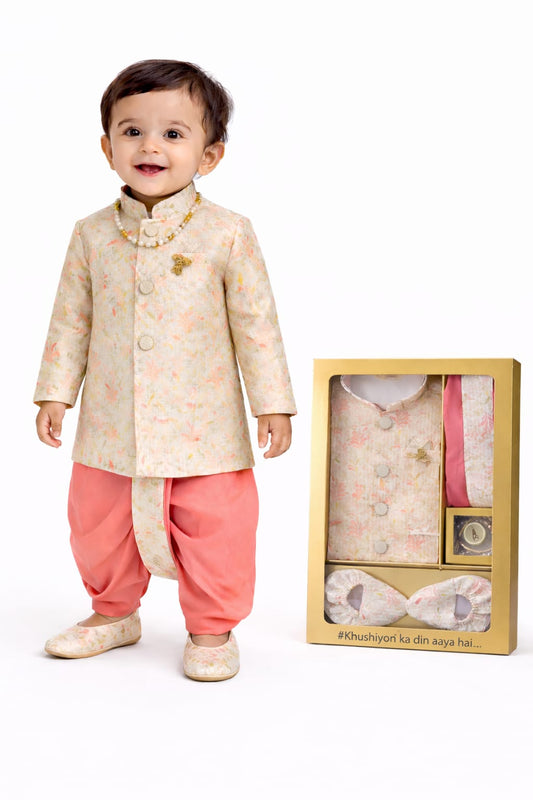 Indowestern Dhoti Tilak mala jhuti