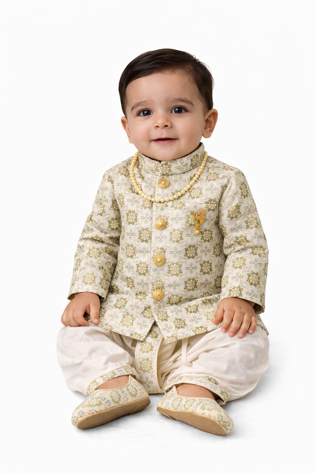 Indowestern Dhoti Tilak mala jhuti