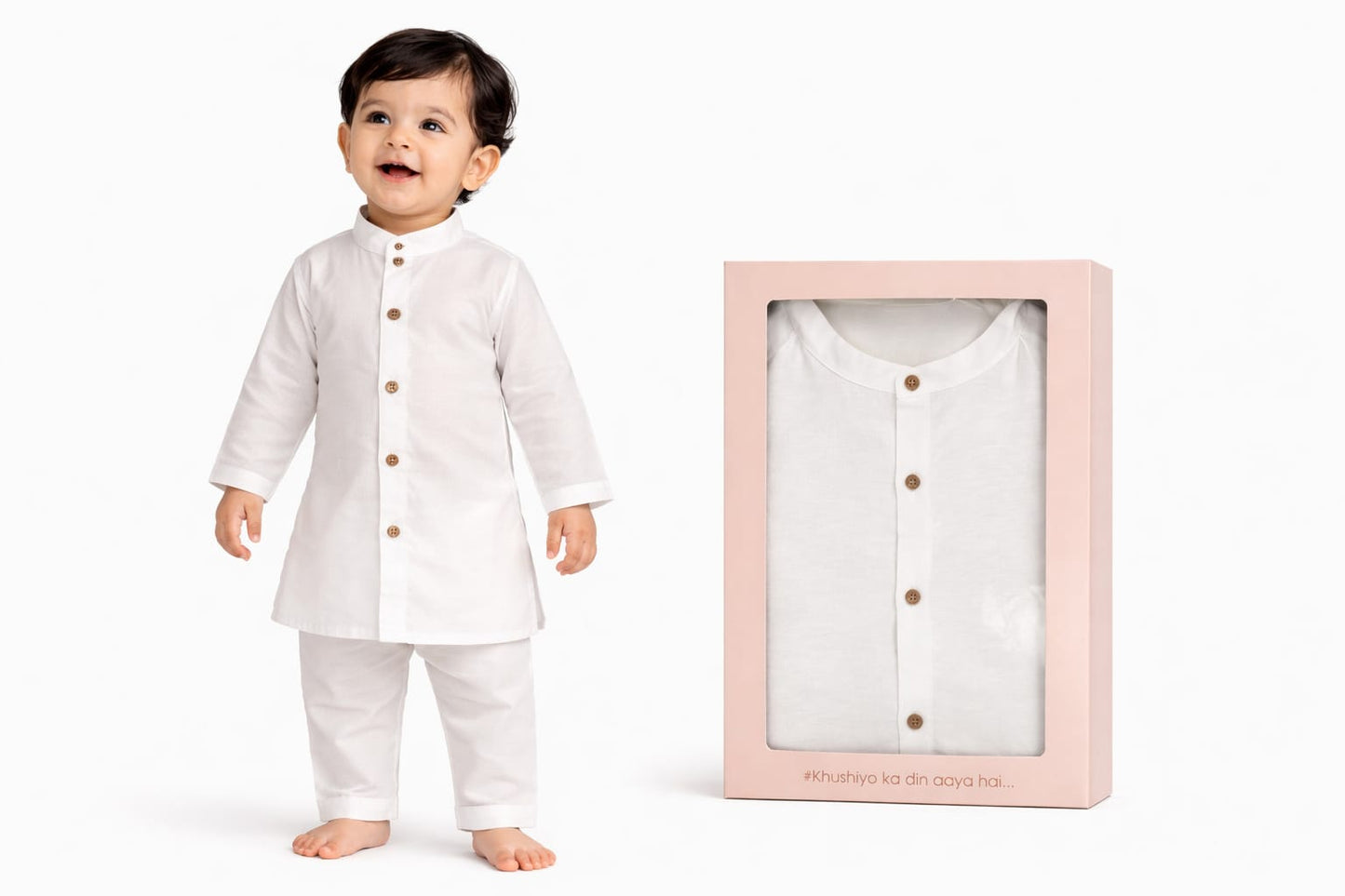 White Cotton Kurta Pajama