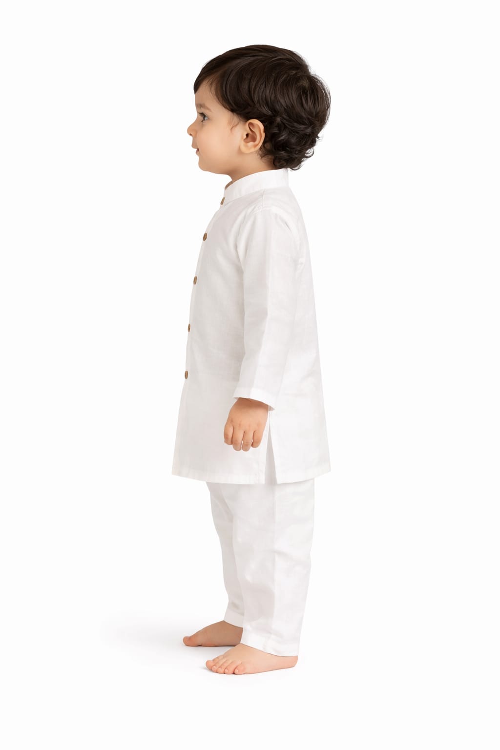White Cotton Kurta Pajama